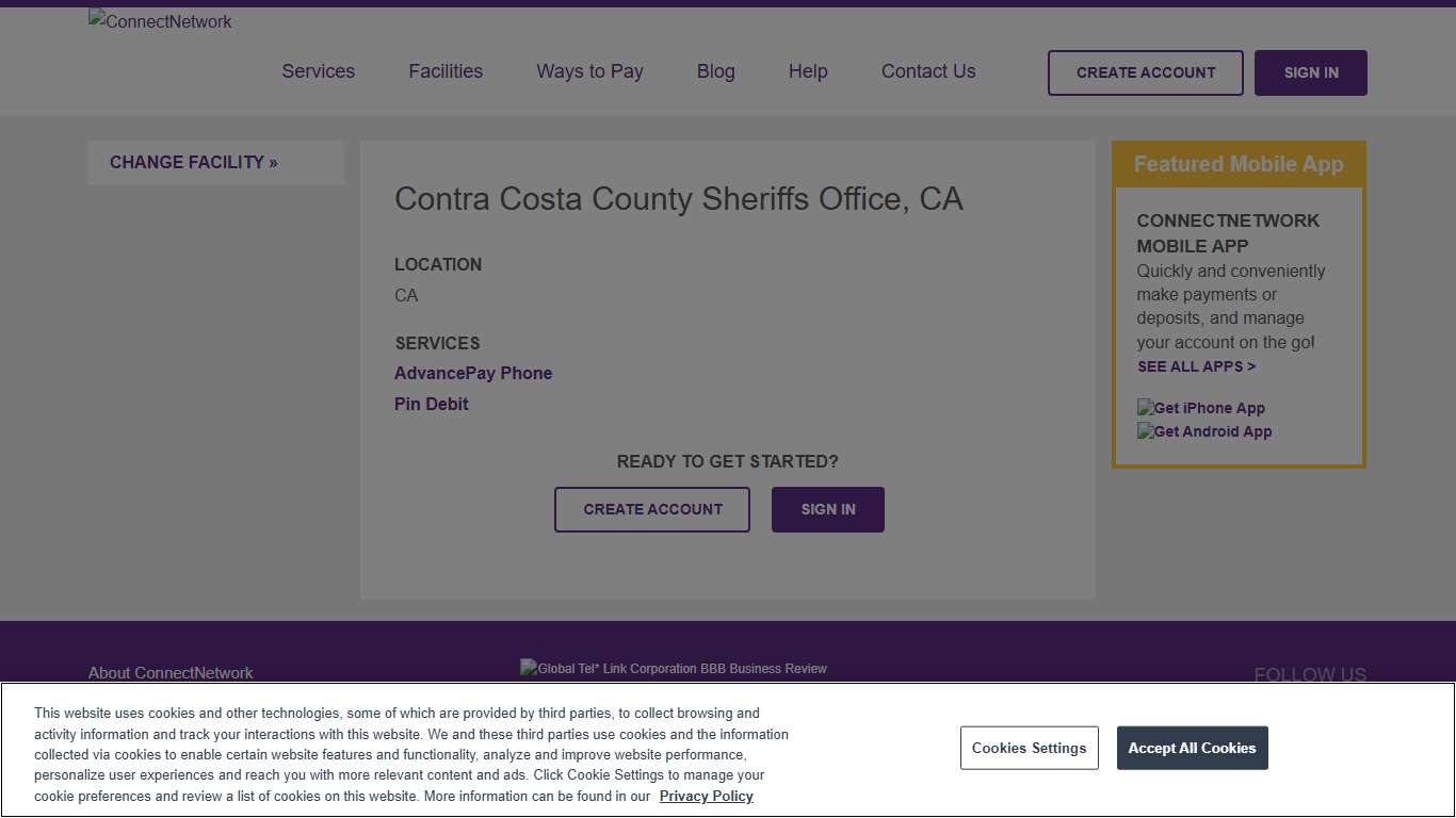 Contra Costa County Sheriffs Office, CA ConnectNetwork